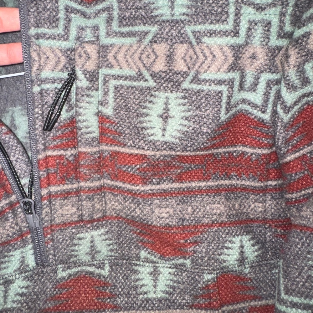 Powder rivers western Aztec pullover jacket - Picture 2 of 3